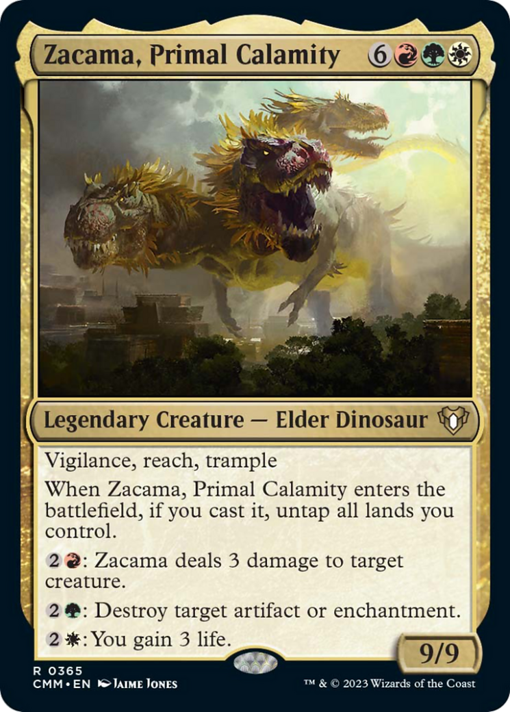 Zacama, Primal Calamity [Commander Masters] | Shuffle n Cut Hobbies & Games