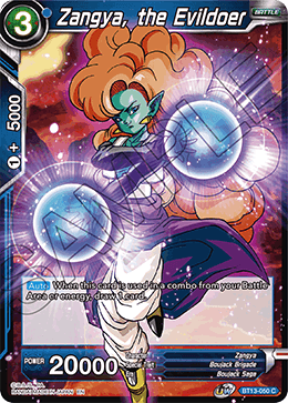 Zangya, the Evildoer (Common) (BT13-050) [Supreme Rivalry] | Shuffle n Cut Hobbies & Games