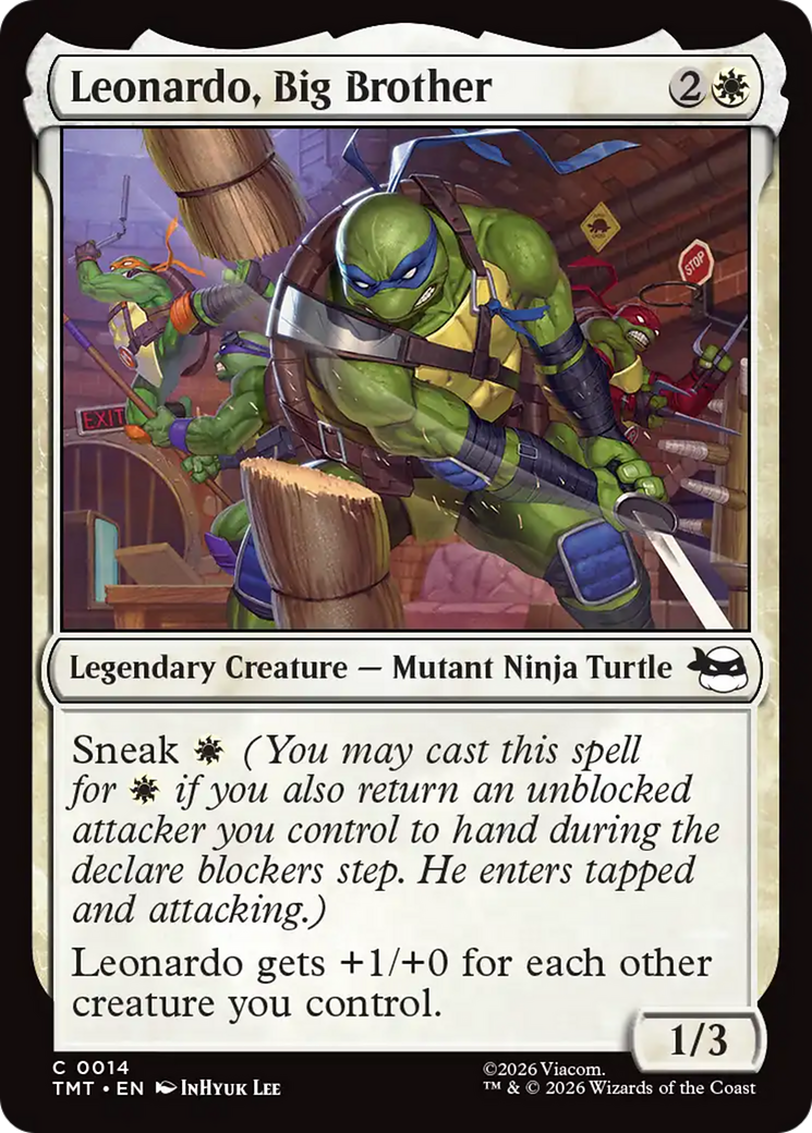 Leonardo, Big Brother [Teenage Mutant Ninja Turtles] | Shuffle n Cut Hobbies & Games