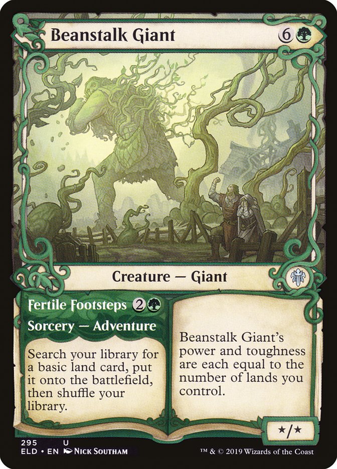 Beanstalk Giant // Fertile Footsteps (Showcase) [Throne of Eldraine] | Shuffle n Cut Hobbies & Games