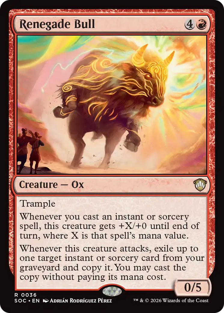 Renegade Bull [Secrets of Strixhaven Commander] | Shuffle n Cut Hobbies & Games