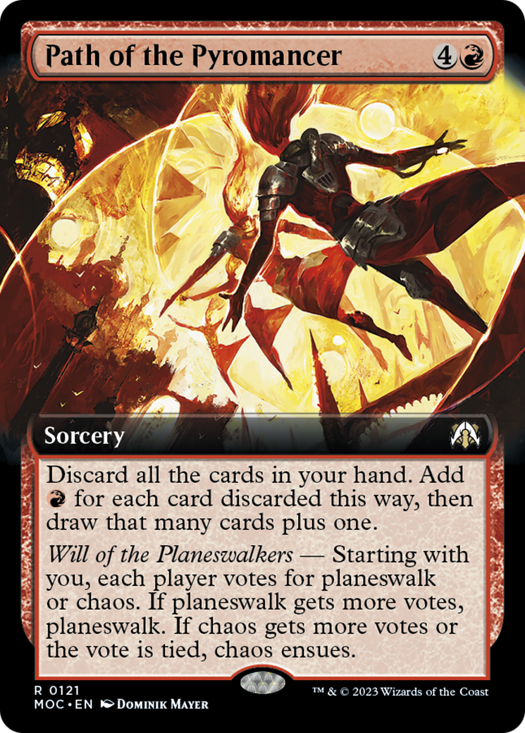Path of the Pyromancer (Extended Art) [March of the Machine Commander] | Shuffle n Cut Hobbies & Games