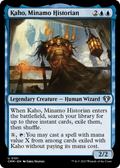 Kaho, Minamo Historian [Commander Masters]
