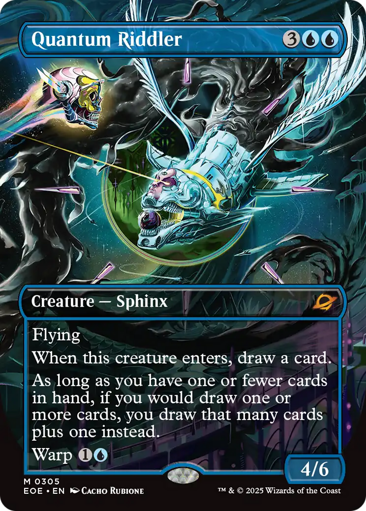 Quantum Riddler (Borderless) [Edge of Eternities] | Shuffle n Cut Hobbies & Games