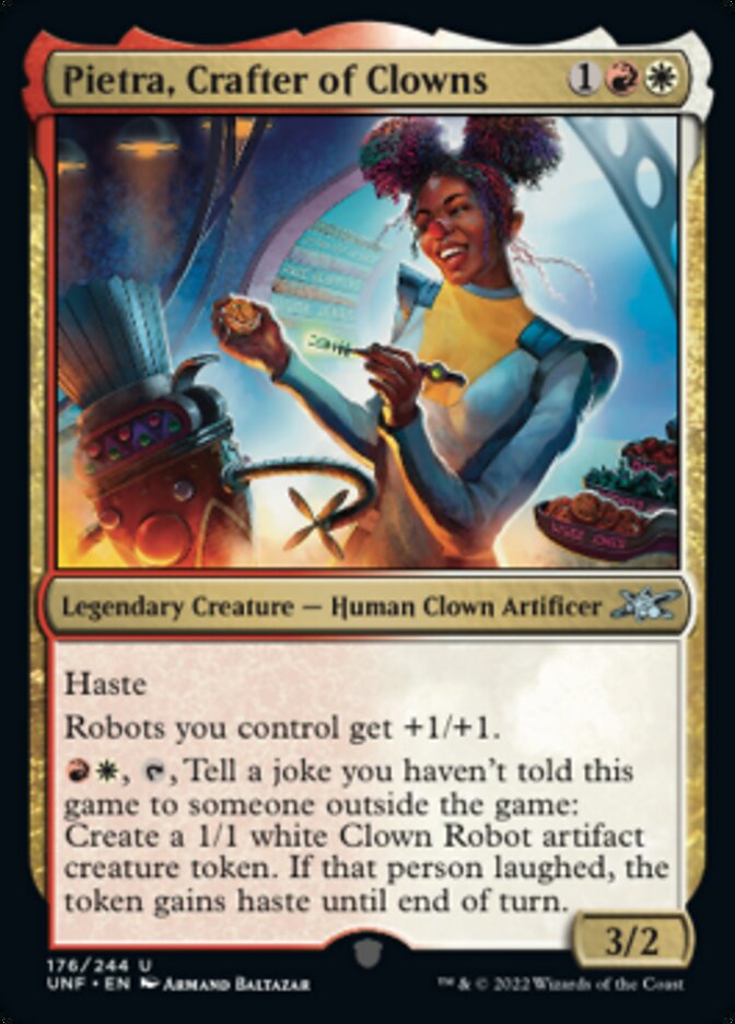 Pietra, Crafter of Clowns [Unfinity] | Shuffle n Cut Hobbies & Games