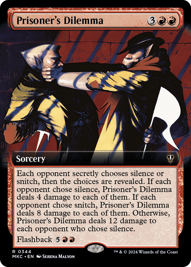 Prisoner's Dilemma (Extended Art) [Murders at Karlov Manor Commander] | Shuffle n Cut Hobbies & Games