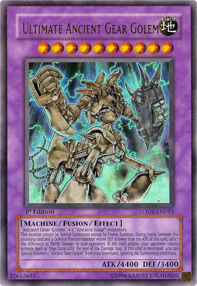 Ultimate Ancient Gear Golem [LODT-EN043] Ultra Rare | Shuffle n Cut Hobbies & Games