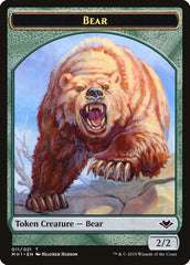 Zombie (007) // Bear (011) Double-Sided Token [Modern Horizons Tokens] | Shuffle n Cut Hobbies & Games