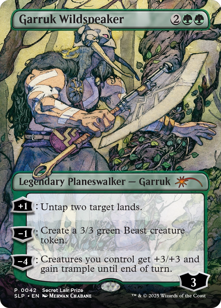 Garruk Wildspeaker [Secret Lair Showdown] | Shuffle n Cut Hobbies & Games