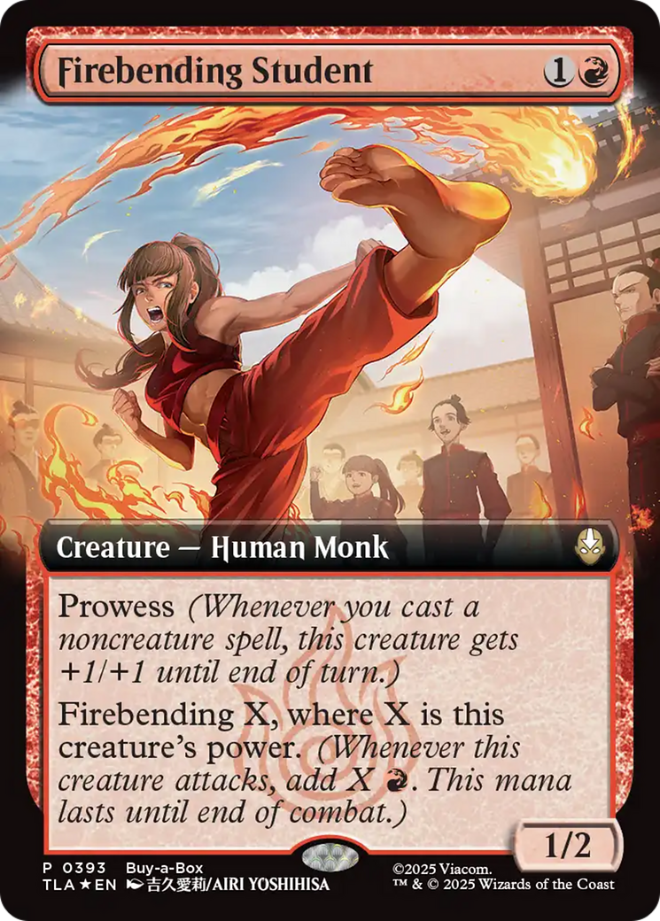 Firebending Student (Extended Art) [Avatar: The Last Airbender Promos] | Shuffle n Cut Hobbies & Games