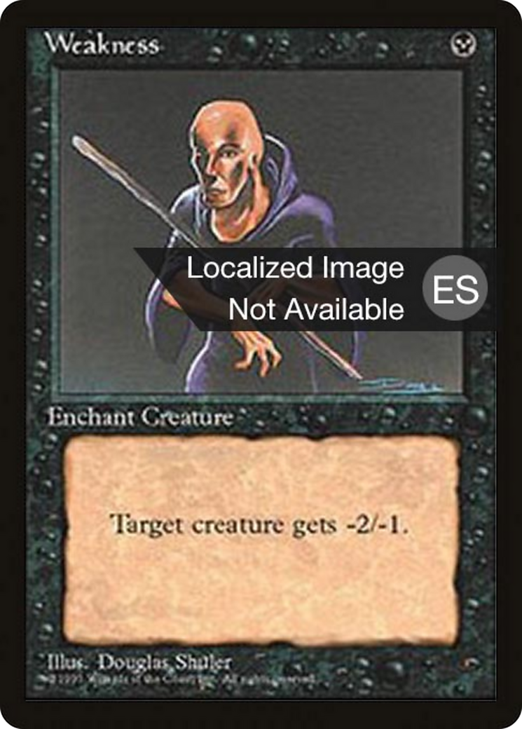Weakness [Fourth Edition Foreign Black Border] | Shuffle n Cut Hobbies & Games
