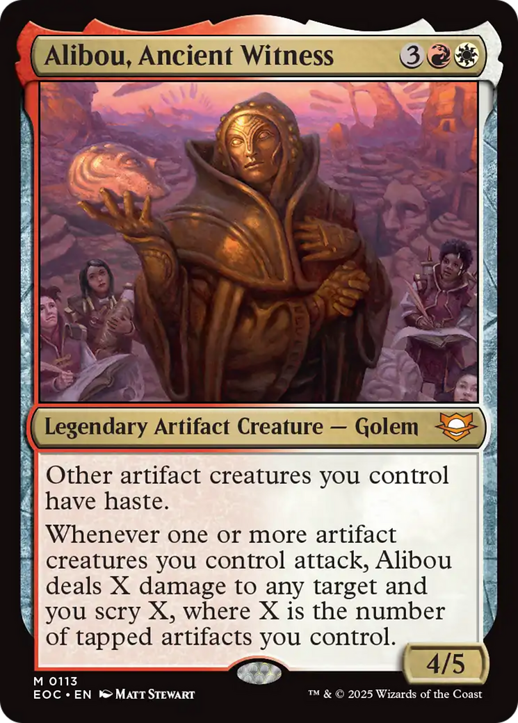 Alibou, Ancient Witness [Edge of Eternities Commander] | Shuffle n Cut Hobbies & Games