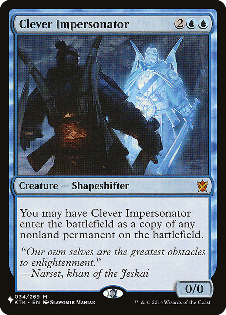 Clever Impersonator [The List] | Shuffle n Cut Hobbies & Games