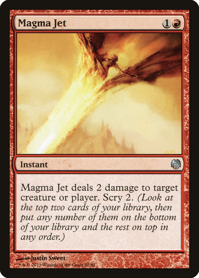 Magma Jet [Duel Decks: Heroes vs. Monsters] | Shuffle n Cut Hobbies & Games