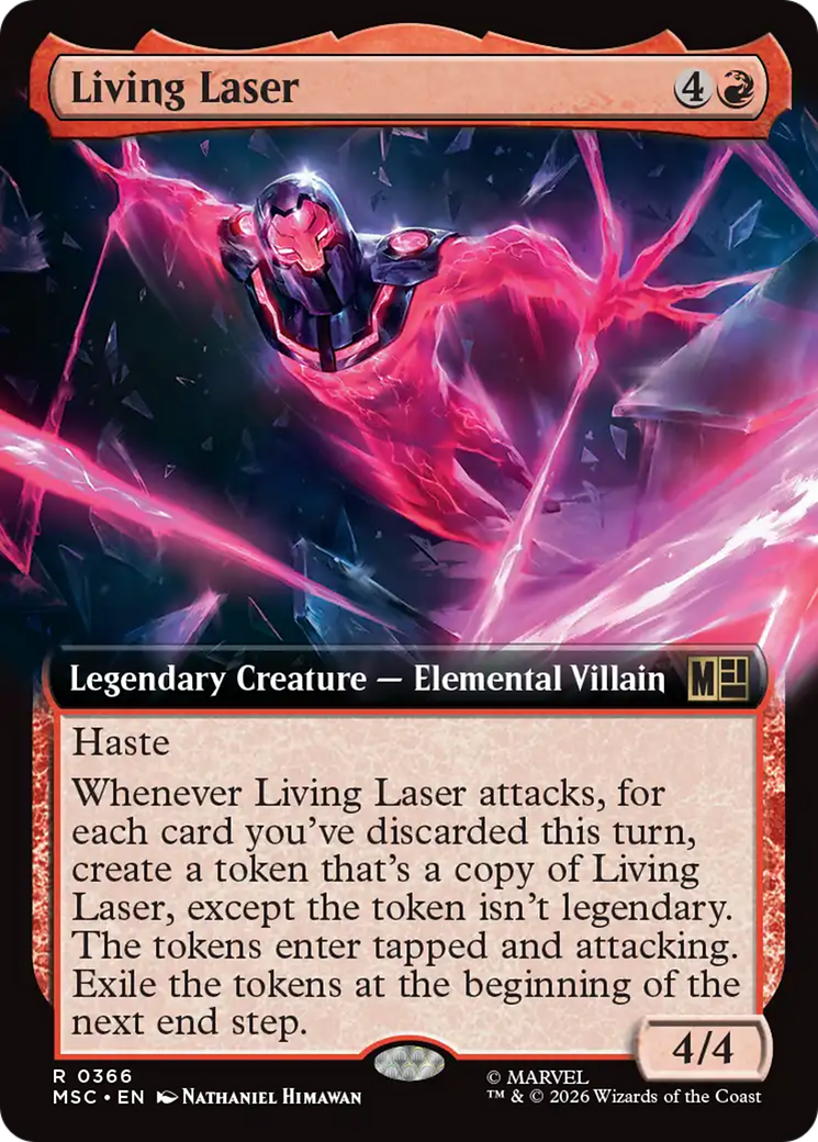 Living Laser (Extended Art) [Marvel Super Heroes Commander] | Shuffle n Cut Hobbies & Games