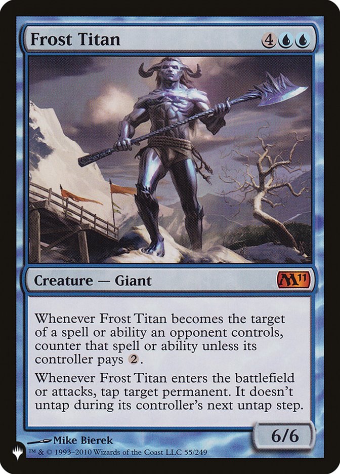 Frost Titan [The List] | Shuffle n Cut Hobbies & Games