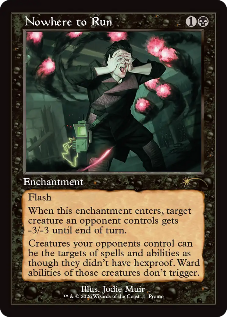 Nowhere to Run (Retro Frame) [Wizards Play Network 2026] | Shuffle n Cut Hobbies & Games