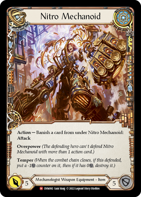 Construct Nitro Mechanoid // Nitro Mechanoid [DYN092] (Dynasty)  Cold Foil | Shuffle n Cut Hobbies & Games
