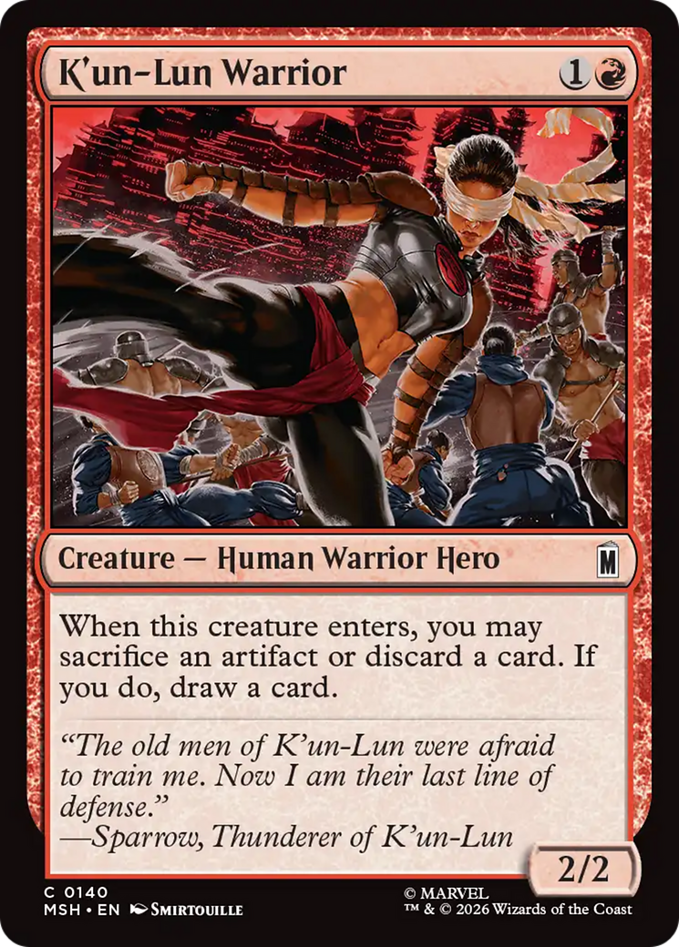 K'un-Lun Warrior [Marvel Super Heroes] | Shuffle n Cut Hobbies & Games