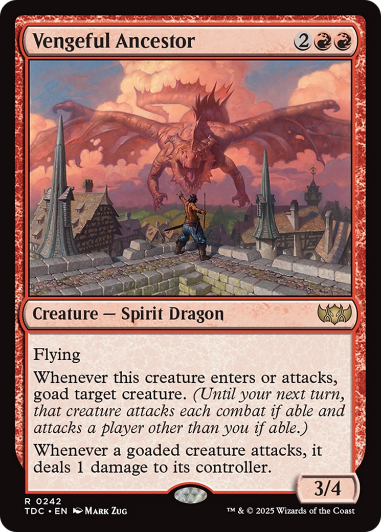 Vengeful Ancestor [Tarkir: Dragonstorm Commander] | Shuffle n Cut Hobbies & Games