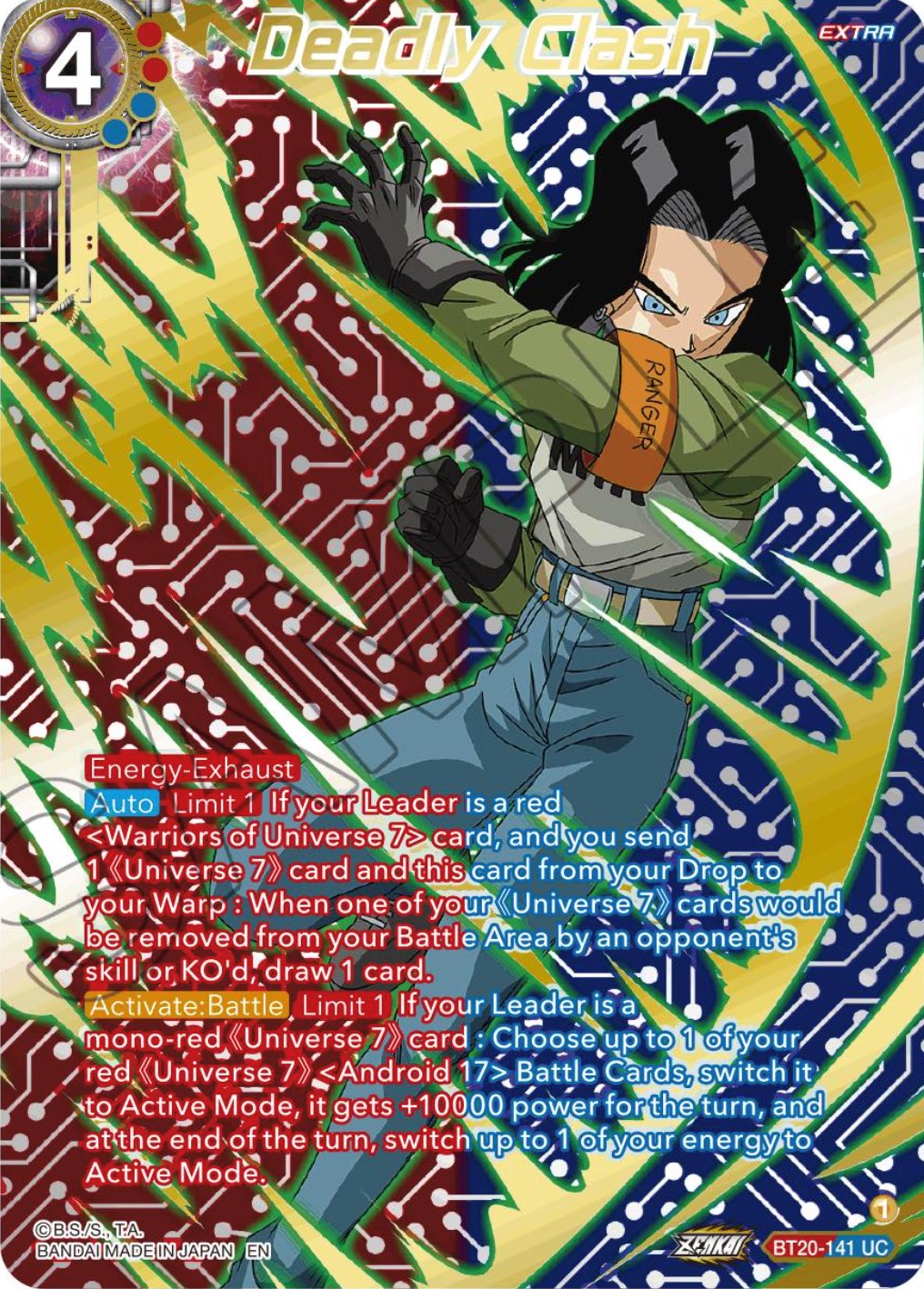 Deadly Clash (Gold-Stamped) (BT20-141) [Power Absorbed] | Shuffle n Cut Hobbies & Games