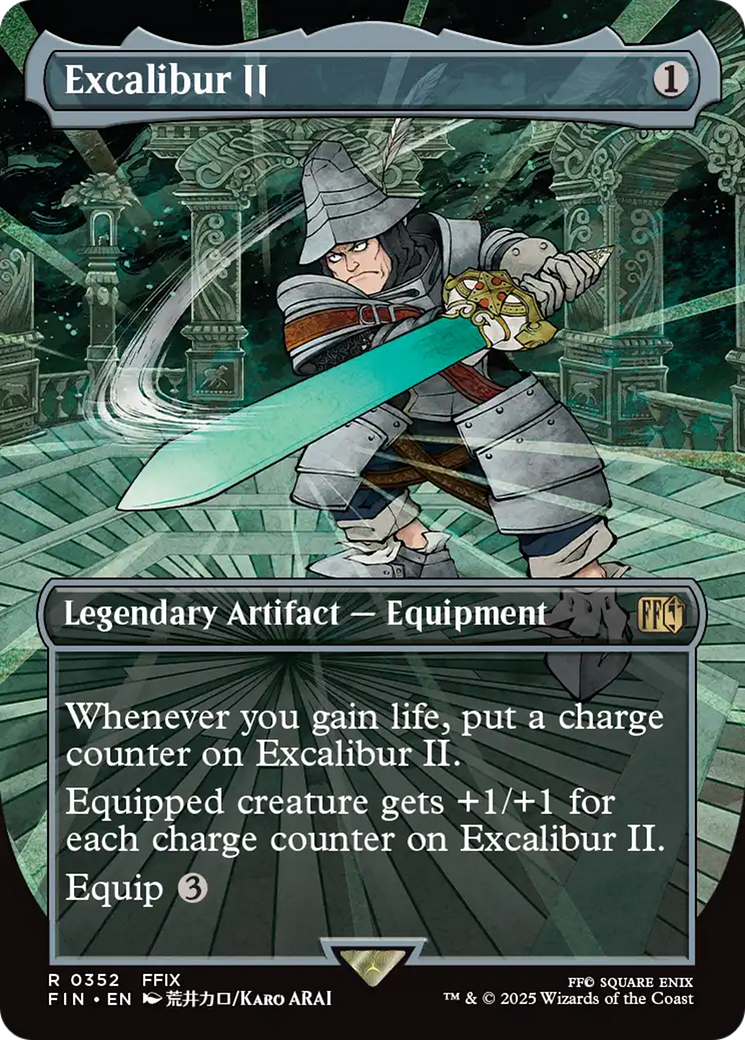 Excalibur II (Borderless) [FINAL FANTASY] | Shuffle n Cut Hobbies & Games