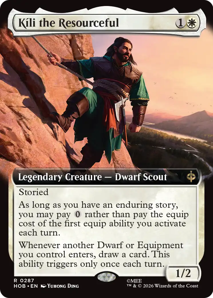Kili the Resourceful (Extended Art) [The Hobbit] | Shuffle n Cut Hobbies & Games