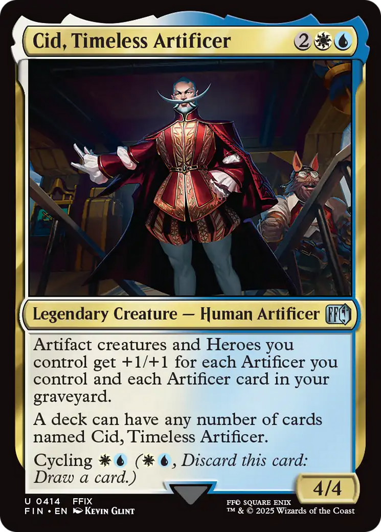 Cid, Timeless Artificer (0414) [FINAL FANTASY] | Shuffle n Cut Hobbies & Games