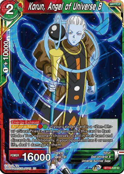 Korun, Angel of Universe 8 (BT16-127) [Realm of the Gods] | Shuffle n Cut Hobbies & Games