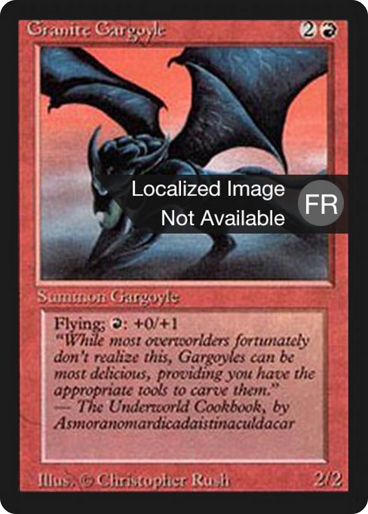 Granite Gargoyle [Foreign Black Border] | Shuffle n Cut Hobbies & Games