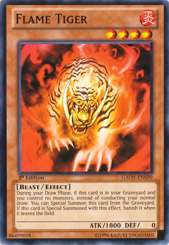 Flame Tiger [GAOV-EN039] Common | Shuffle n Cut Hobbies & Games