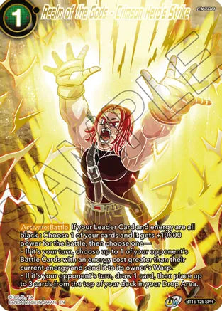 Realm of the Gods - Crimson Hero's Strike (SPR) (BT16-125) [Realm of the Gods] | Shuffle n Cut Hobbies & Games