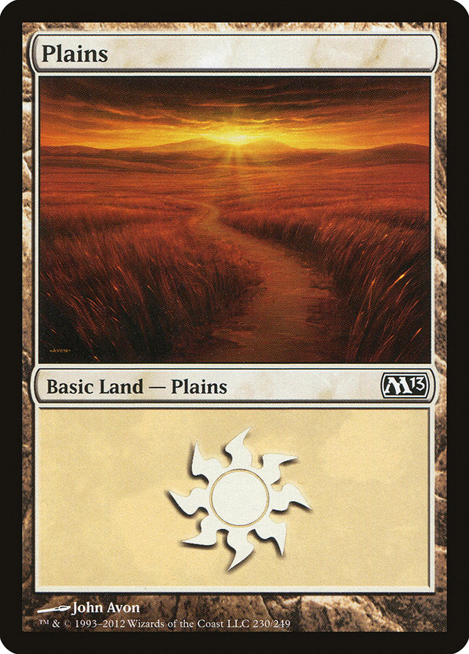 Plains (230) [Magic 2013] | Shuffle n Cut Hobbies & Games