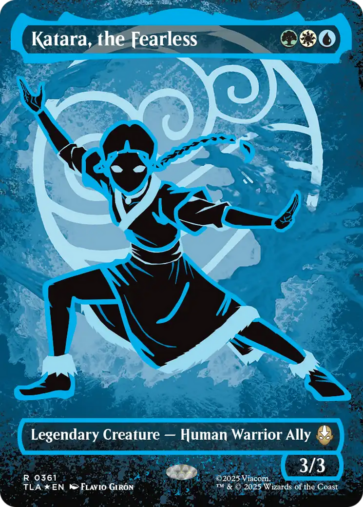 Katara, the Fearless (Borderless Battle Pose) [Avatar: The Last Airbender] | Shuffle n Cut Hobbies & Games