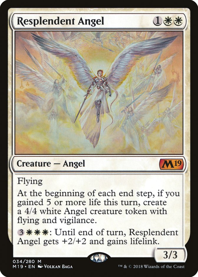 Resplendent Angel [Core Set 2019] | Shuffle n Cut Hobbies & Games