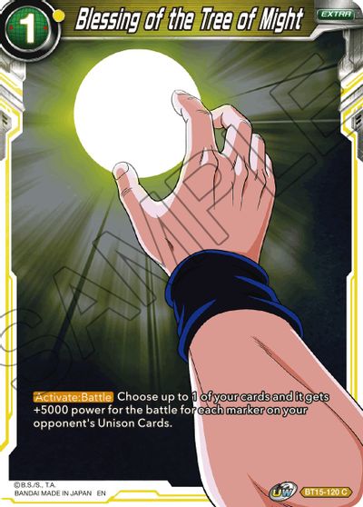 Blessing of the Tree of Might (BT15-120) [Saiyan Showdown] | Shuffle n Cut Hobbies & Games