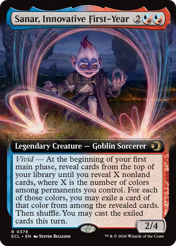Sanar, Innovative First-Year (Extended Art) [Lorwyn Eclipsed] | Shuffle n Cut Hobbies & Games