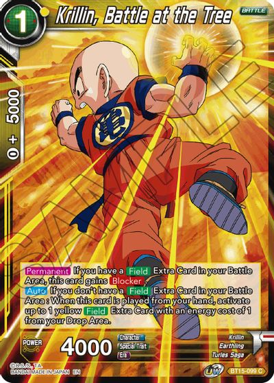 Krillin, Battle at the Tree (BT15-099) [Saiyan Showdown] | Shuffle n Cut Hobbies & Games