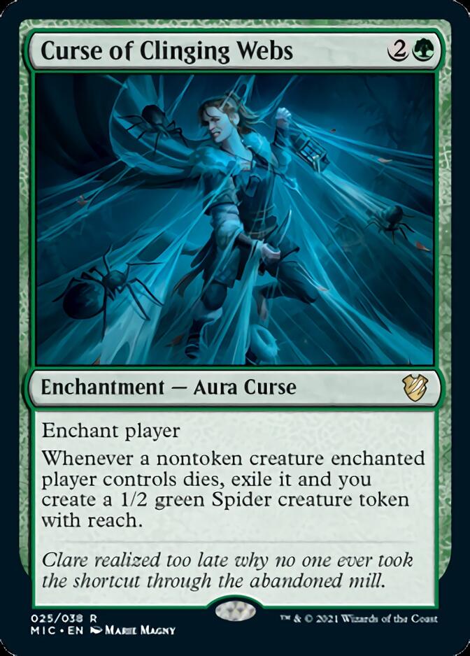 Curse of Clinging Webs [Innistrad: Midnight Hunt Commander] | Shuffle n Cut Hobbies & Games