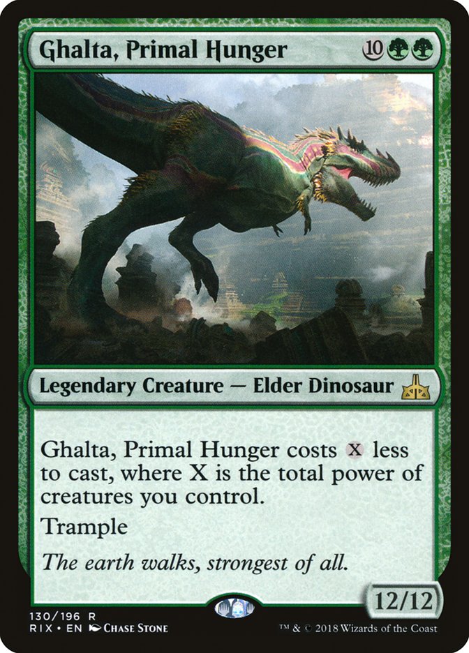Ghalta, Primal Hunger [Rivals of Ixalan] | Shuffle n Cut Hobbies & Games