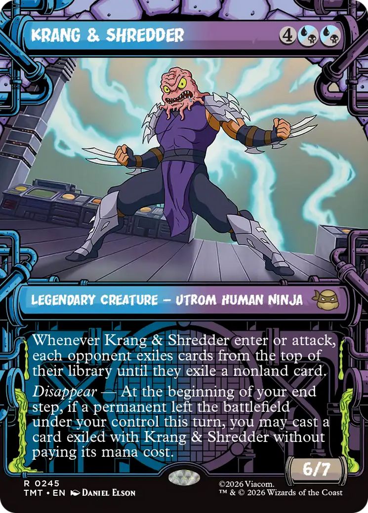 Krang & Shredder (Showcase) [Teenage Mutant Ninja Turtles] | Shuffle n Cut Hobbies & Games