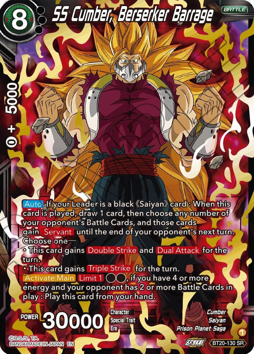 SS Cumber, Berserker Barrage (BT20-130) [Power Absorbed] | Shuffle n Cut Hobbies & Games