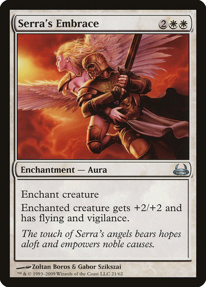 Serra's Embrace [Duel Decks: Divine vs. Demonic] | Shuffle n Cut Hobbies & Games