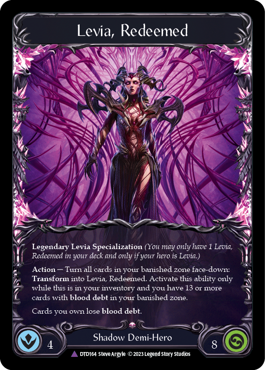 Levia, Redeemed // Blasmophet, Levia Consumed (Marvel) [DTD164] (Dusk Till Dawn)  Cold Foil | Shuffle n Cut Hobbies & Games