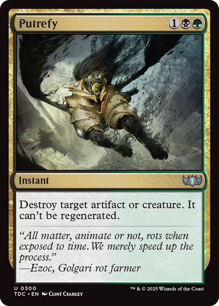 Putrefy [Tarkir: Dragonstorm Commander] | Shuffle n Cut Hobbies & Games