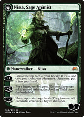 Nissa, Vastwood Seer // Nissa, Sage Animist [Magic Origins Prerelease Promos] | Shuffle n Cut Hobbies & Games