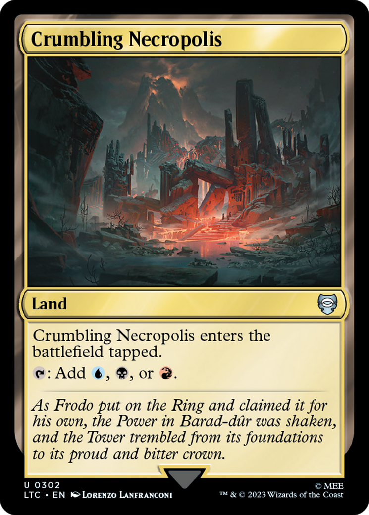 Crumbling Necropolis [The Lord of the Rings: Tales of Middle-Earth Commander] | Shuffle n Cut Hobbies & Games