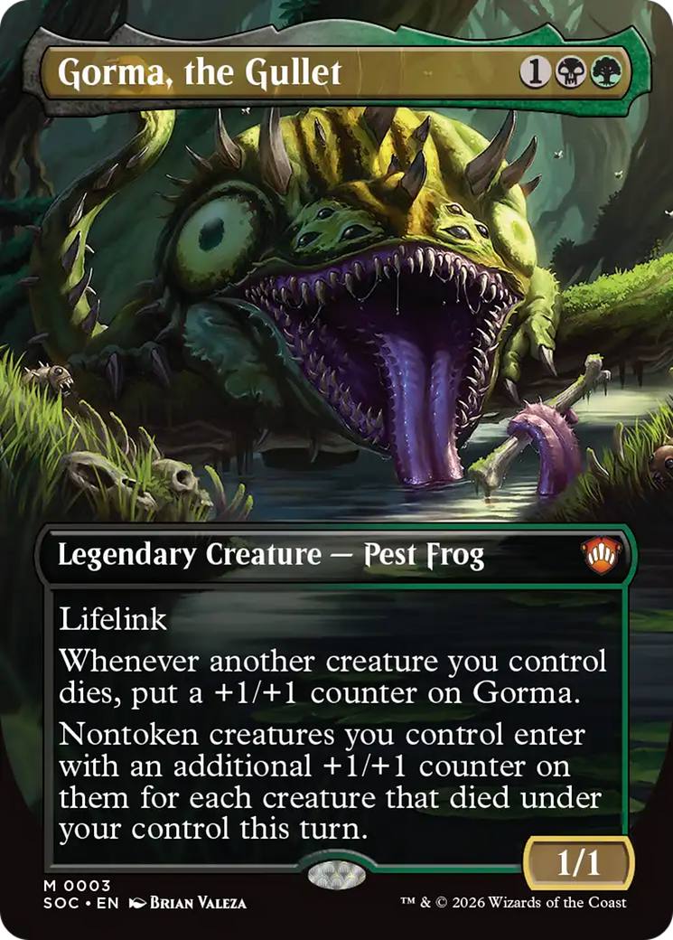 Gorma, the Gullet (Borderless) [Secrets of Strixhaven Commander] | Shuffle n Cut Hobbies & Games
