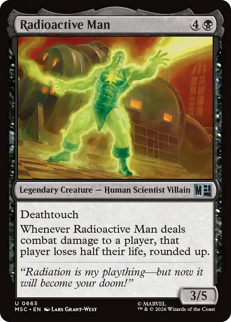 Radioactive Man [Marvel Super Heroes Commander] | Shuffle n Cut Hobbies & Games