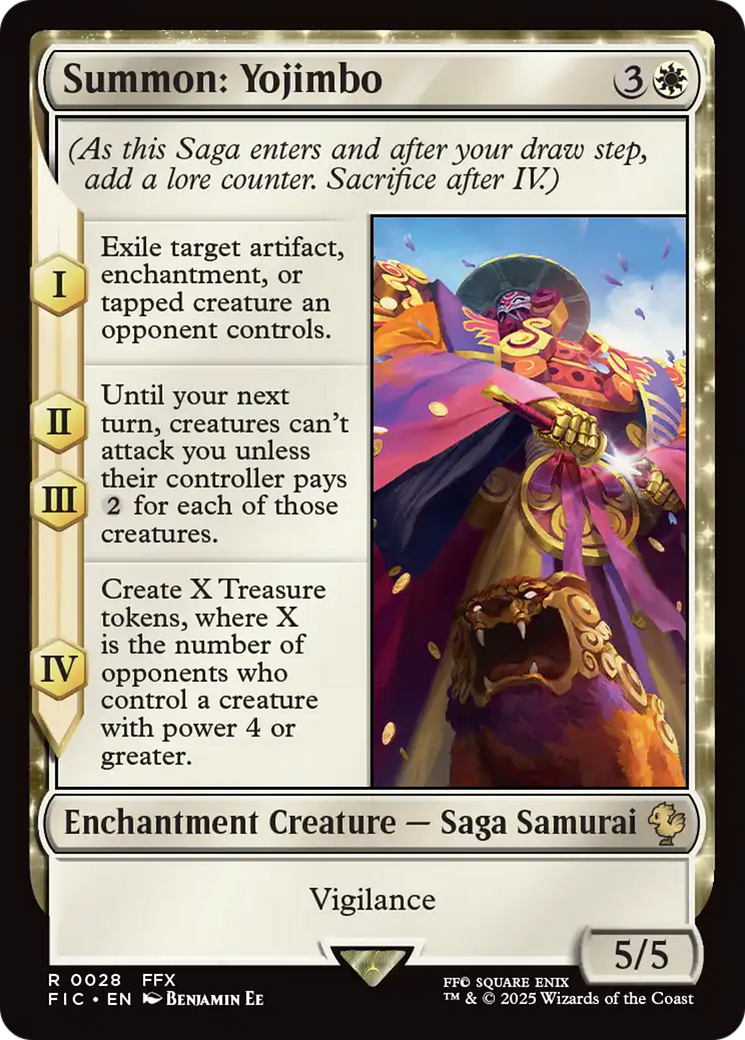 Summon: Yojimbo [FINAL FANTASY Commander] | Shuffle n Cut Hobbies & Games